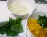 大葉ご飯～ガパオライス風～作り方1写真
