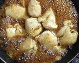鶏もも肉の照り焼き、セリと煎り玉子のせ作り方4写真