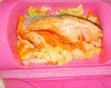 ノンオイルbut栄養満点！鮭と野菜の蒸煮作り方7写真