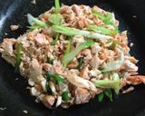 鮭のディルクリームソースパスタ作り方5写真