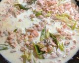 鮭のディルクリームソースパスタ作り方7写真