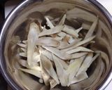 土鍋で鶏ごぼう御飯作り方4写真