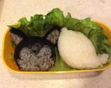 ダークニャンとウィスパーのキャラ弁^_−作り方10写真