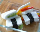 海老とアボカド パプリカのはんぺん挟み揚げ♪作り方4写真