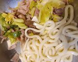 春キャベツの焼きうどん作り方5写真