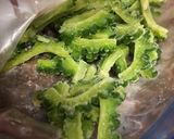 時短！ゴーヤとツナのわさび醤油おかか和え作り方1写真