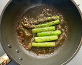 アスパラガスのバター焼き温泉卵添え作り方4写真