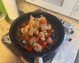 揚げない！鶏もも肉とナッツのピリ辛炒め作り方7写真