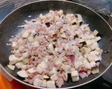 簡単！夕食に！ナスと豚ひき肉のボロネーゼ作り方3写真