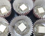♬茹でピーナッツのごまマフィン♬作り方2写真