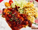 爆速🌱豆苗としめじ🍄🟫喫茶店コンソメソテー和製洋食作り方10写真