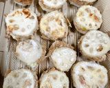 材料3つ❁⃘れんこんのツナねぎ挟み揚げ♬作り方17写真