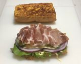 バケットのクロックマダム風茄子バーガー作り方23写真