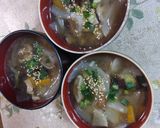 夏の赤だし!松山あげと揚げ茄子と茗荷作り方34写真