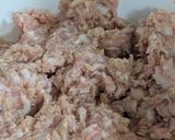 今日の鍋🍲大豆と豚ひき肉団子のみぞれ鍋作り方2写真