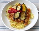 カレー麹のあんかけかた焼きそば作り方10写真