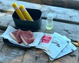 ▲山ごはん▲ごちそう肉盛りパスタ作り方7写真