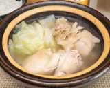 鶏肉とキャベツと舞茸の水炊き作り方6写真