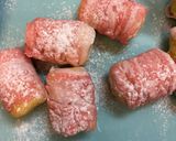 和風マッシュポテトの肉巻き★黒酢あんかけ作り方5写真