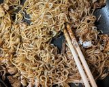 残った冷や麦を蒸し焼きそばに作り方10写真