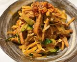 ラーメントッピングで桃ラーおつまみ作り方5写真