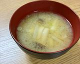 大根としめじのみそ汁作り方4写真