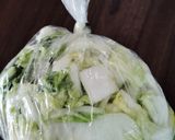 白菜の塩昆布レモン漬け作り方2写真