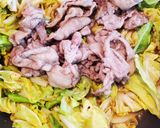 鬼旨🔥豚こまと春キャベツの辛味噌炒め作り方7写真