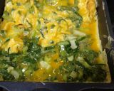 1回で2個分の小松菜入卵焼きを焼き上げる作り方1写真