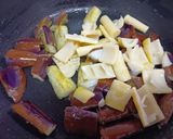 塩麹なすと真竹のピリ辛甘味噌炒め作り方4写真