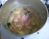 簡単 鶏肉 ごぼう ワカメの 中華スープ作り方7写真