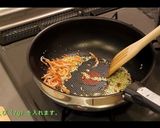 桜えびと水菜の醤油ペペロンチーノ♪作り方3写真