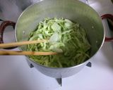 簡単　キャベツたっぷり　コンソメ煮込み！作り方3写真
