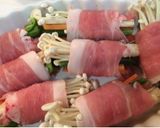 レンジで簡単!野菜の肉巻き♫作り方4写真