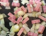 ベーコンとアスパラのスープパスタ作り方5写真