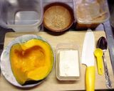 ＊材料４つ！マヨなしかぼちゃサラダ＊作り方1写真