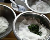 苺と蓬のお花見団子作り方4写真