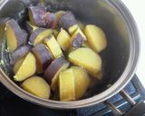 ホクホク～さつまいも♪カレーマヨ味サラダ作り方1写真