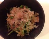 簡単美味☆干しえびと水菜の胡麻サラダ作り方3写真