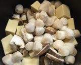 高野豆腐と貝柱と椎茸の煮物作り方1写真