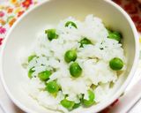 春☆えんどう豆のおこわ☆炊飯器で1合炊き作り方12写真
