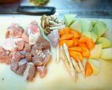 フライパンで、簡単！鶏肉と野菜の煮物作り方1写真