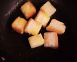 簡単おやつ☆食パンで黒ごまきな粉ラスク風作り方2写真