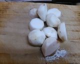 里芋と大根の鶏そぼろあんかけ作り方1写真