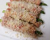 アスパラとちくわのロールカツ作り方4写真
