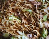 富士宮やきそばon海苔弁当作り方2写真