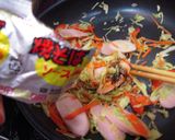 時短で美味しい☆オム焼きそば弁当♪作り方4写真