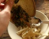 春◎菜の花と山菜のおもてなし混ぜご飯作り方4写真
