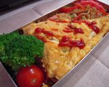 時短で美味しい☆オム焼きそば弁当♪作り方14写真