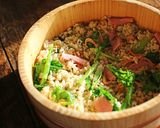 春◎菜の花と山菜のおもてなし混ぜご飯作り方12写真